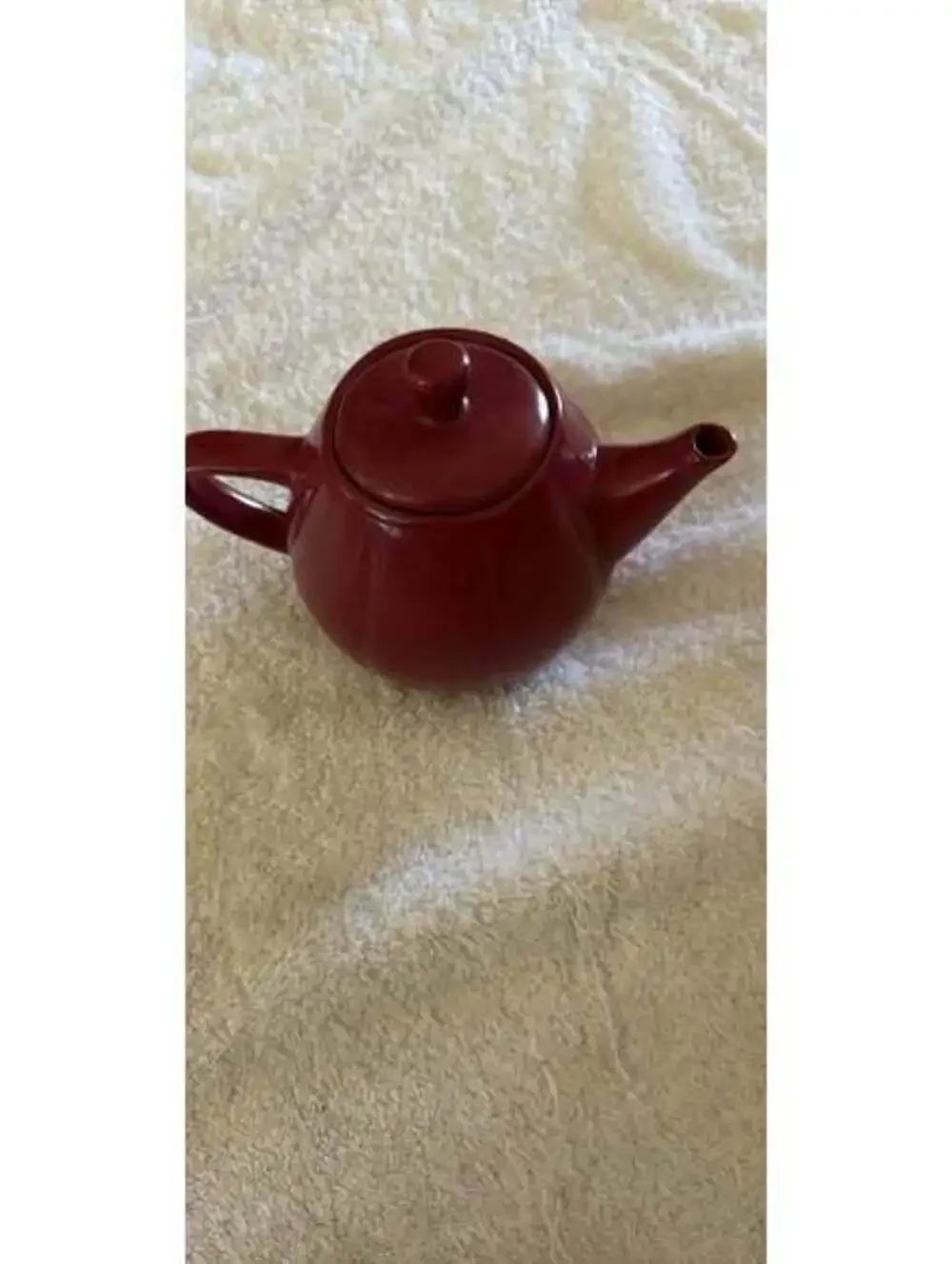 5” Red Teapot